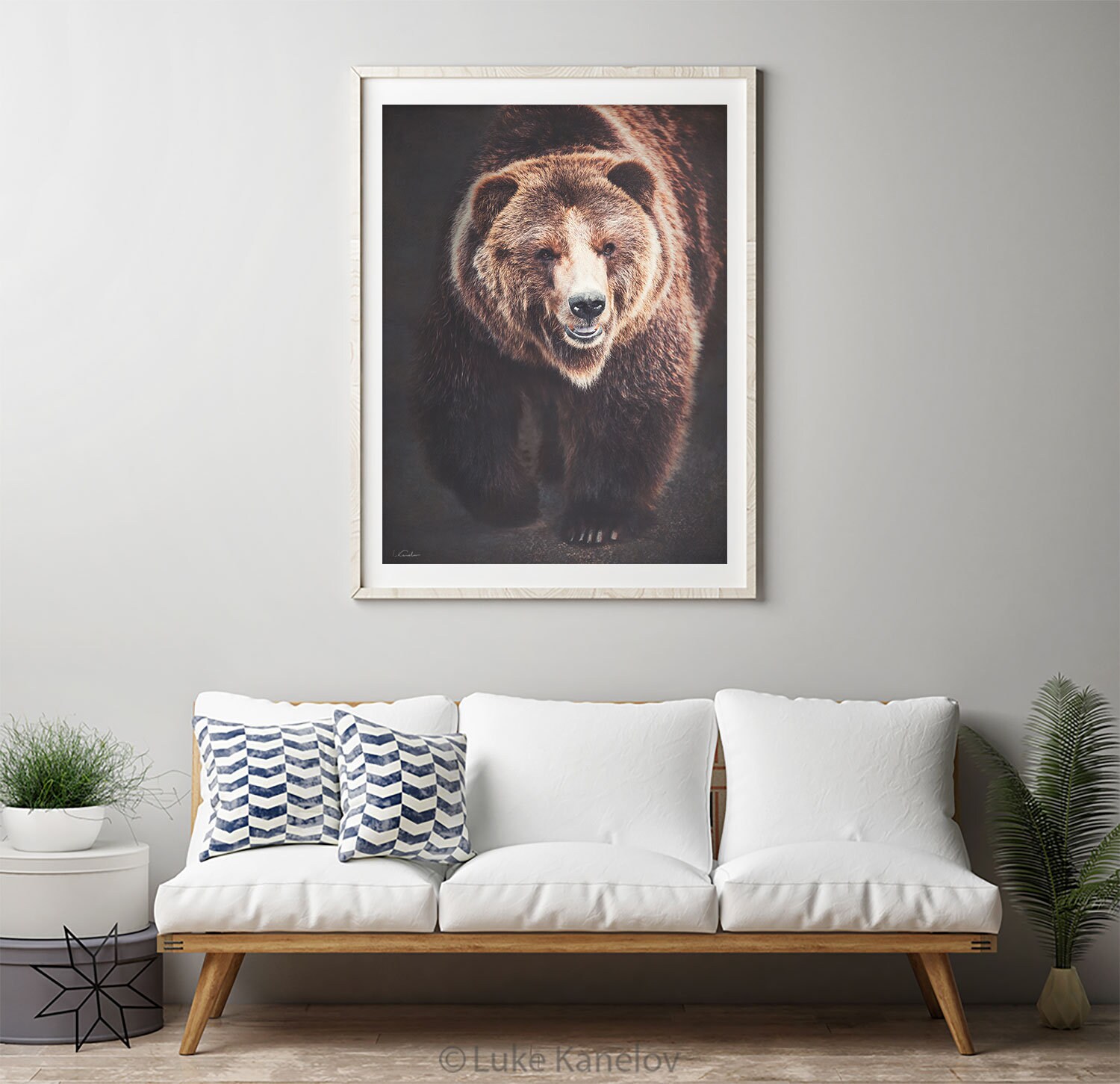 Brown Bear Print Art Photography Woodlands Animal Fine Art | Etsy
