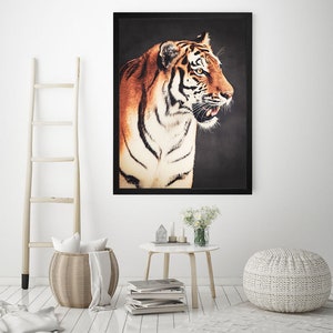 Tiger Home Decor Print Bengal Tiger Siberian Tiger Wild - Etsy