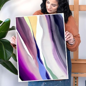Limited Edition &quot;Abstract&quot; Art Print | Giclée Watercolor Painting | Modern Home Decor | Unique Gift for Art Lovers