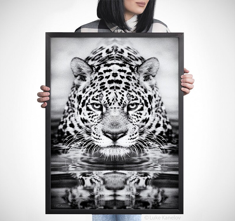 Leopard Fine Art Print Animal Print Home Decor Wildlife Etsy