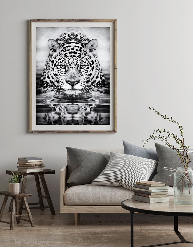 Leopard Fine Art Print Animal Print Home Decor Wildlife Etsy