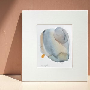 ORIGINAL Abstract watercolor painting, hand-painted artwork, one-of-a-kind watercolor original, unique wall art,  Modern