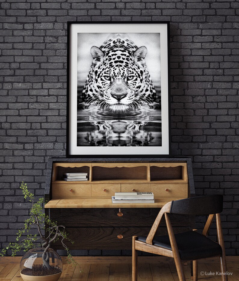Leopard Fine Art Print Animal Print Home Decor Wildlife Etsy