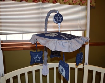 dallas cowboys crib mobile