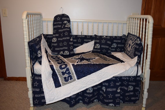 dallas cowboys baby crib bedding set