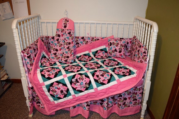 minnie mouse crib bedding