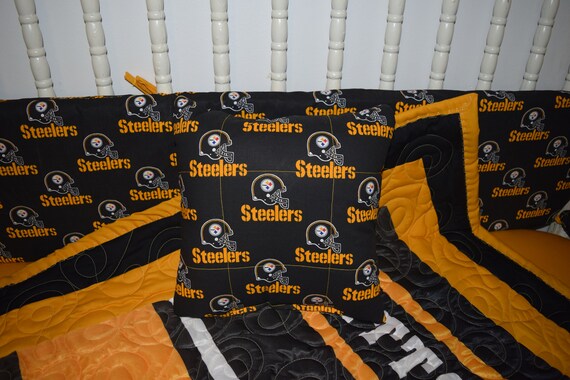 steelers crib bedding set