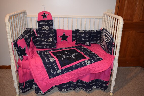 dallas cowboys baby crib bedding set
