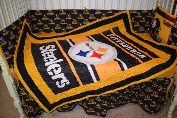 steelers crib bedding set