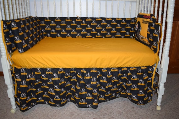 steelers crib bedding set
