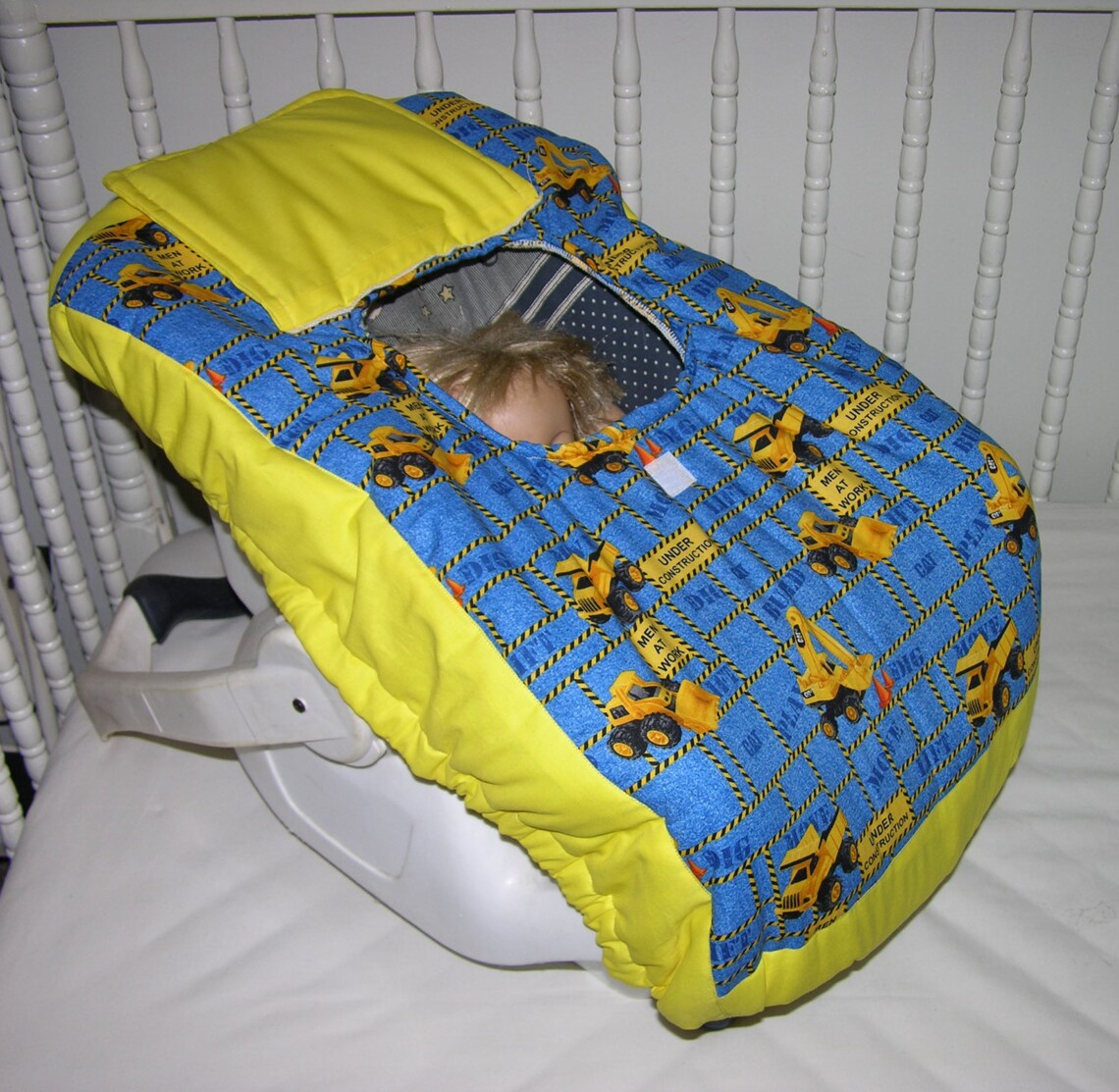 Caterpillar and Yellow Infant Car Seat Carrier Cover Etsy
