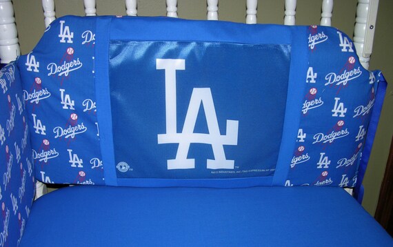 dodgers crib bedding set