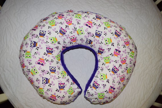 Boppy Pillow Cover mw Pink Lime Green Boppy pillow cover | Etsy