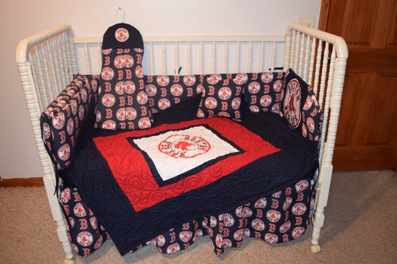 red sox crib bedding