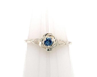 Montana Sapphire Rose Ring