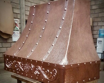 Range Hood, Baja Collection, Shown in Matte Copper Penny, Shipping is Always Free!