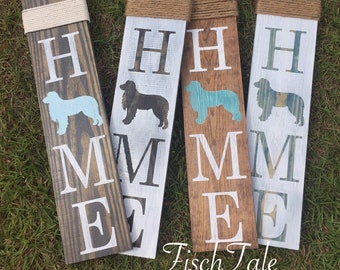 Australian Shepherd Home Sign - Aussie Wood Sign - Dog Sign - WiggleButts Sign - Dog Home Sign - Sheep Dog Sign