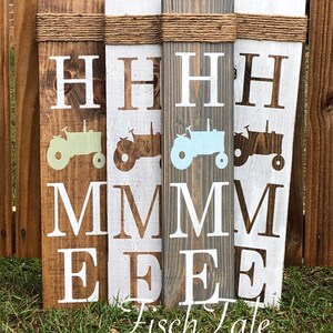 Tractor Home Sign - Farm Sign - Wooden Country Sign - Tractor Wood Sign - Rustic Decor - Country Decor - Farm Home Sign - Rustic Wooden Sign