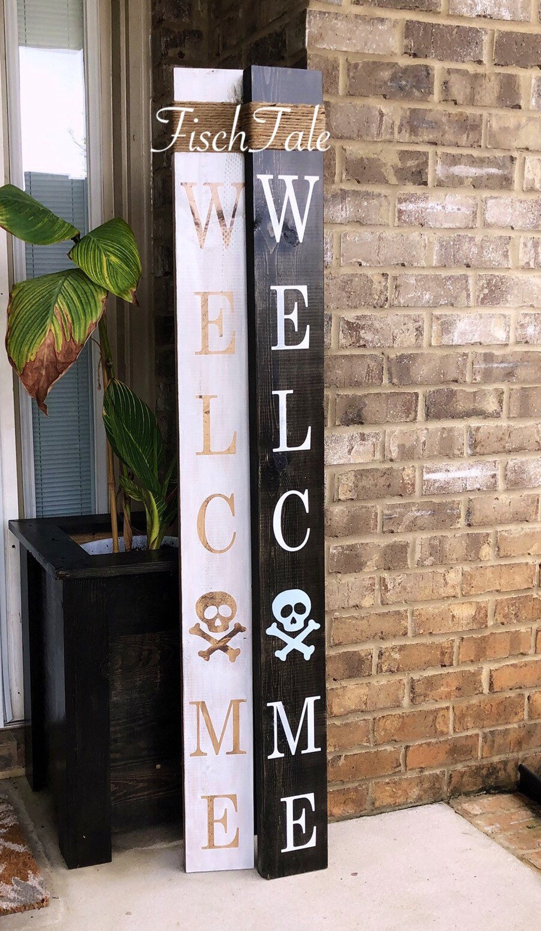 Jolly Rocker Sign Large Jolly Roger Welcome Sign - Rustic Nautical Porch Decor - Etsy