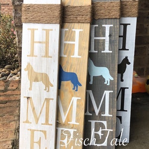 Belgian Malinois Home Sign - Alsatian Wood Sign - Dog Sign - Belgian Shepherd Sign - Dog Home Sign - Belgian Malinois Shepherd Sign
