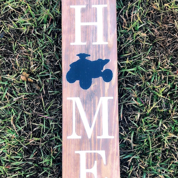 Four Wheeler Home Sign - Muddin’ Sign - Wooden Country Sign - Off Road Wood Sign - Rustic Decor - Country Decor - Rustic Wooden Sign