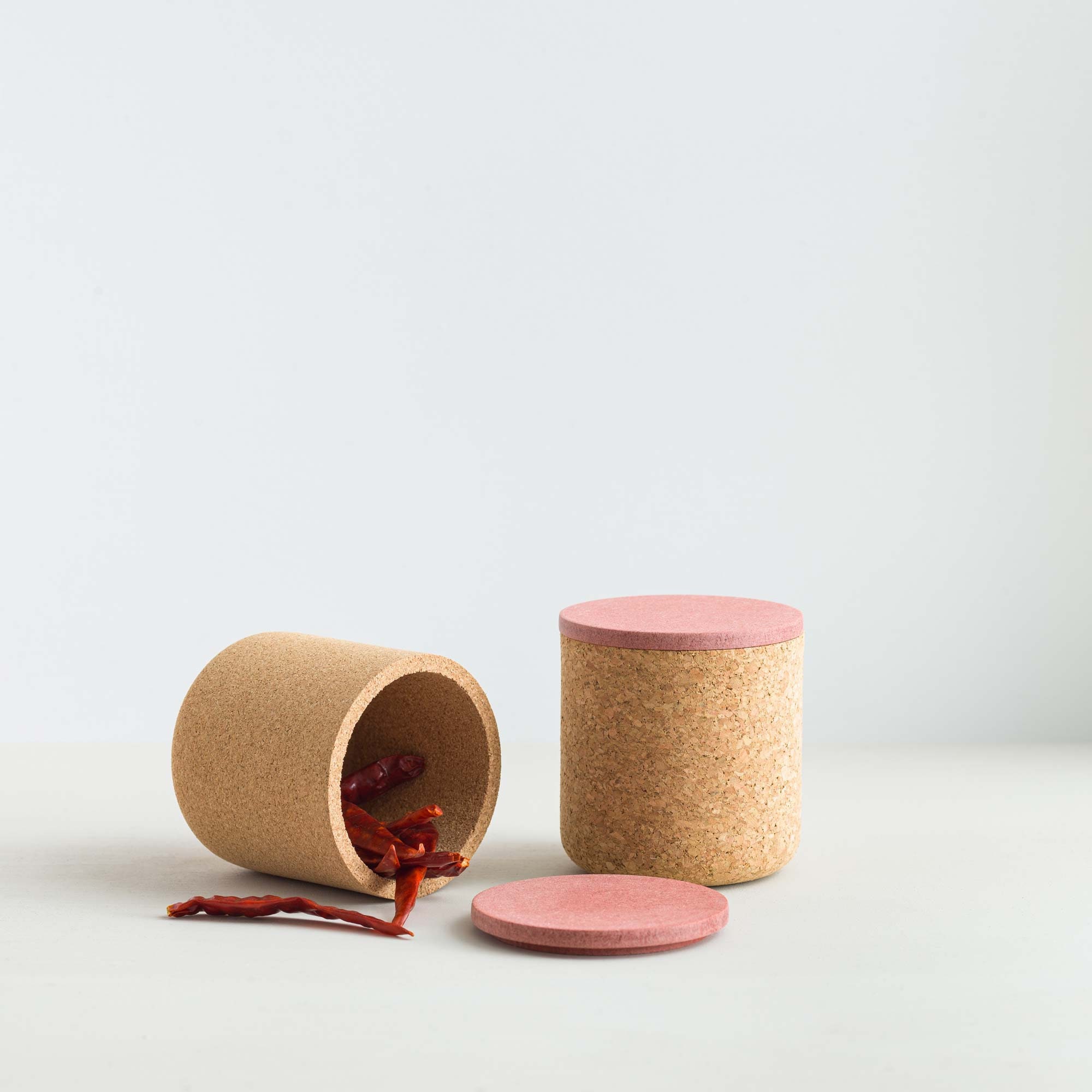 Emke Cork Vessel - Couvercle de Liège Watermelon Bureau Rangé Pot Stockage