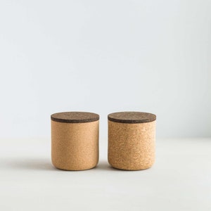 Emke Cork Vessel Ash Cork Lid Desk Tidy Storage Pot image 2