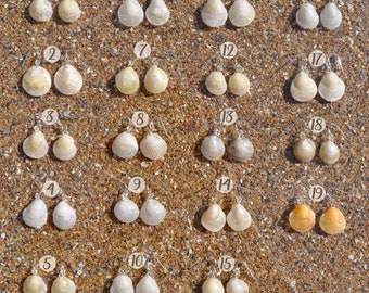 Atlantic Jingle Shell Earrings: Sterling Silver Sanibel Island Jewelry