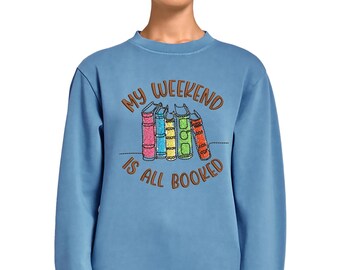 Mi fin de semana está reservado / Sudadera con capucha Homebody: sudadera con capucha bordada, sudadera con capucha de viaje, regalos personalizados para ella