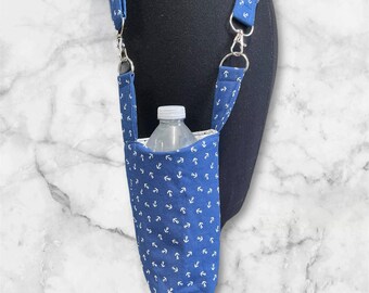 Water Bottle Holder | Adjustable Hands-Free Carrier | Lightweight Bottle Bag