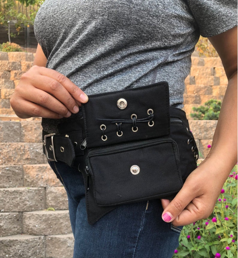 5pocket Unisex Fanny Pack Multi Purpose Waist Pack Etsy