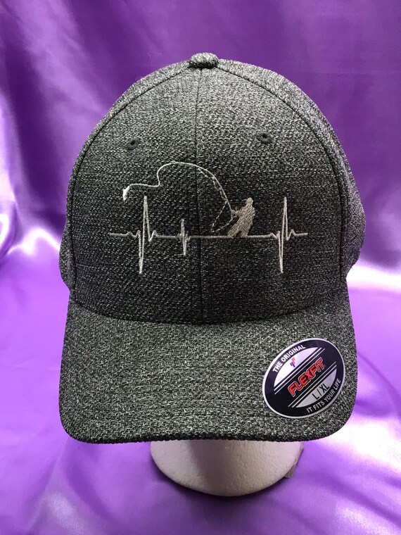 fishing heartbeat hat