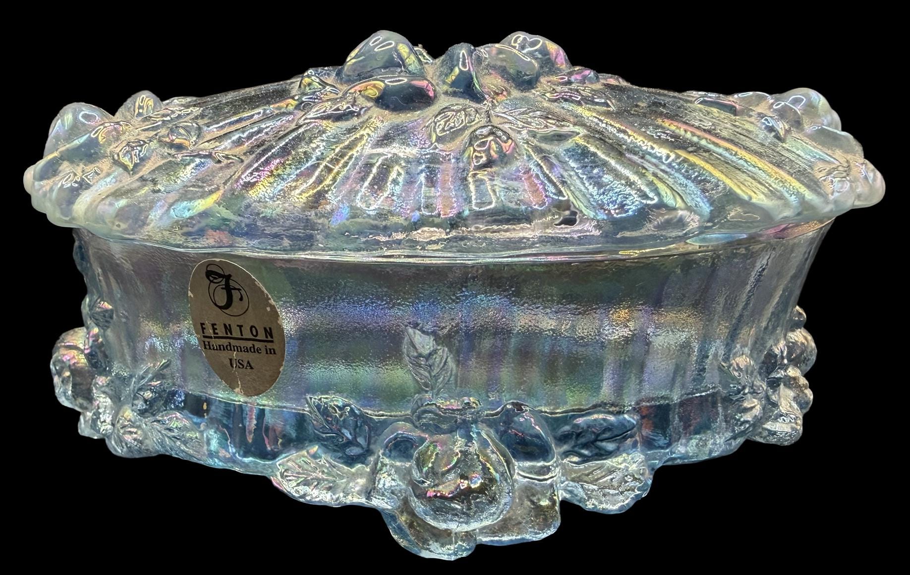Fenton Trinket Box - Etsy