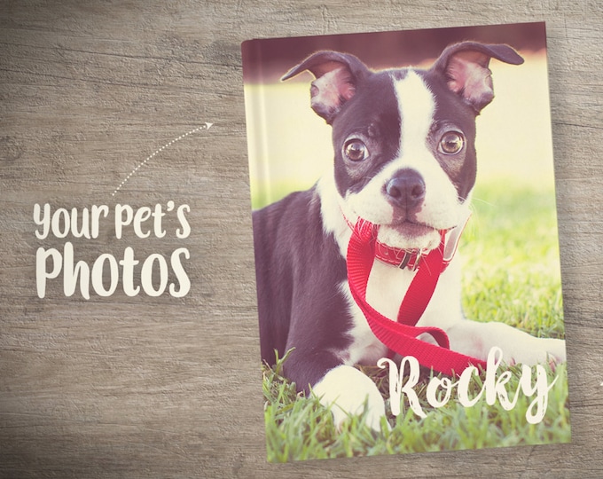 Custom Journal - Custom photo notebook - Custom Pet Journal - Pet Notebook