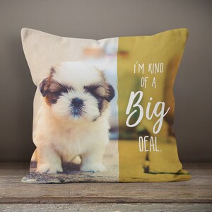 Custom Pet Photo Pillow, Personalize Dog Pillow, Custom Pillow, Pet Keepsake