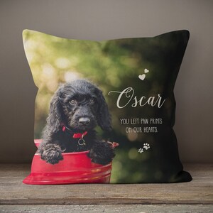Custom Photo Pillow - Pet Loss Gift - Custom Pet Pillow - Pet Loss Memorial - Personalized Pet Gift - Pet Photo Gift