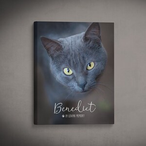 Cat Memorial Print, Custom Pet Memorial, Pet Loss Gift, In Memory Of Cat