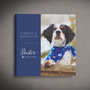 Loss of Dog Memorial Print, Pet Memorial Gift, Pet Loss Gift, Personalized Pet Photo