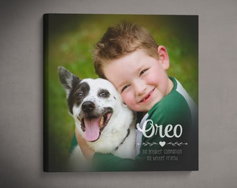 Pet Memorial Print, Dog Loss Gift, Pet Keepsake, Custom Pet Portrait