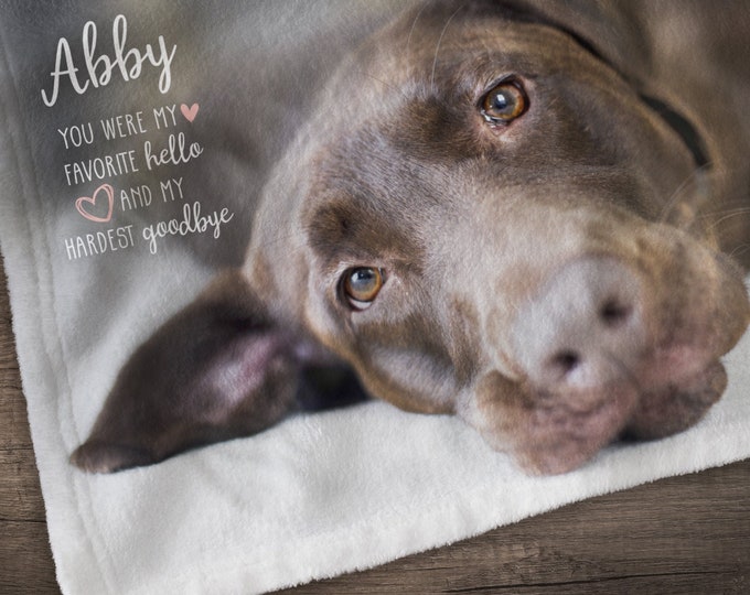 Pet Memorial Blanket