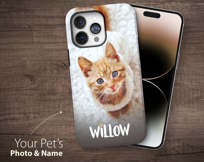 Custom iPhone Case - Cat iPhone Plus Case - Custom Pet iPhone Pro Case - Cat iPhone Pro Max - iPhone Mini Case