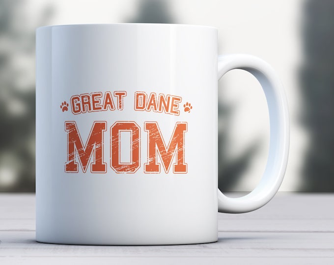 Great Dane Mug - Dog Mug - Dog Lover Mug - Great Dane Dad - Great Dane Mom - Great Dane Gift - Great Dane Lover - Great Dane Coffee Mug