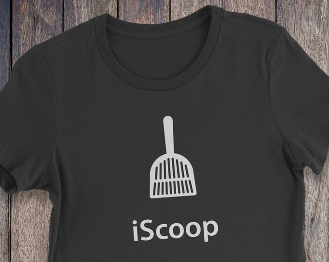 iScoop Cat T-Shirt - Cat T-Shirt - Pet T-shirts - Cat Lover Shirt - Pet Lover Clothing - Cat Shirt - Cat Mom - Funny Cat T Shirt - Kitty Cat