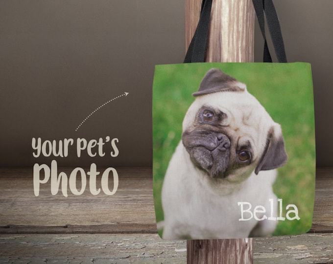 Custom Tote Bag - Custom Bag - Custom Photo Bag - Personalized Tote Bag - Personalized Grocery Bag -  Custom Bag - Photo Bag