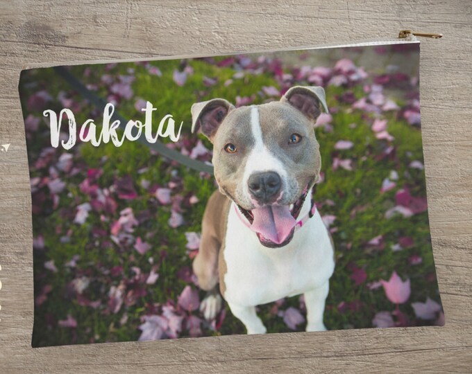 Custom Pet Pouch - Custom Pencil Case - Custom Cosmetic Bag - Custom Travel Bag - Pet Treat Bag - Accessory Pouch - Custom Pouch Bag