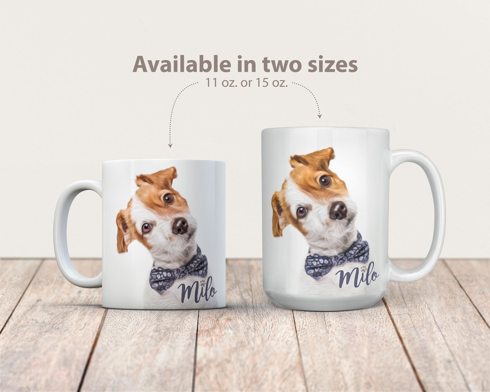 Custom Pet Coffee Mug Dog Photo Mugs Dog Lover Coffee Mug Etsy