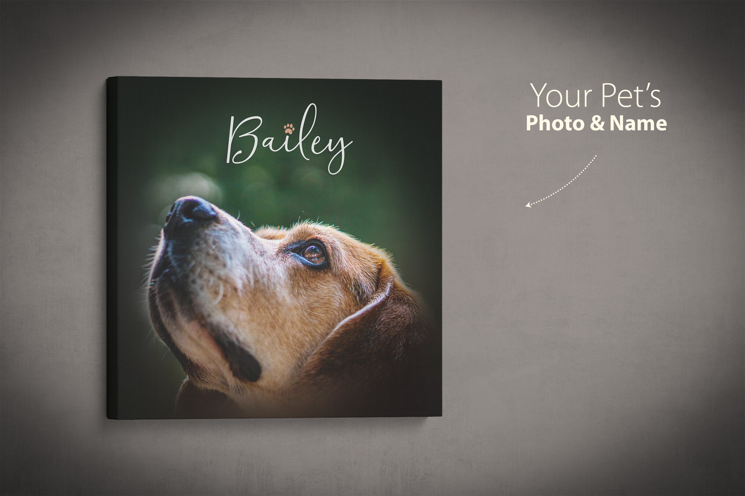 Pet Loss Gift Halo Personalised Gift Pet Portrait Painting Unique Gift Dog Portrait Pet Loss Portrait Print with Halo