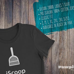 iScoop Cat T-Shirt  Cat T-Shirt  Pet T-shirts  Cat Lover image 2