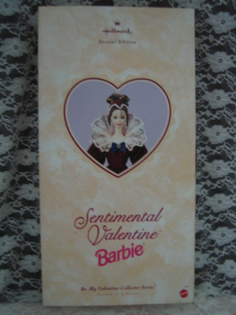 hallmark sentimental valentine barbie 1996