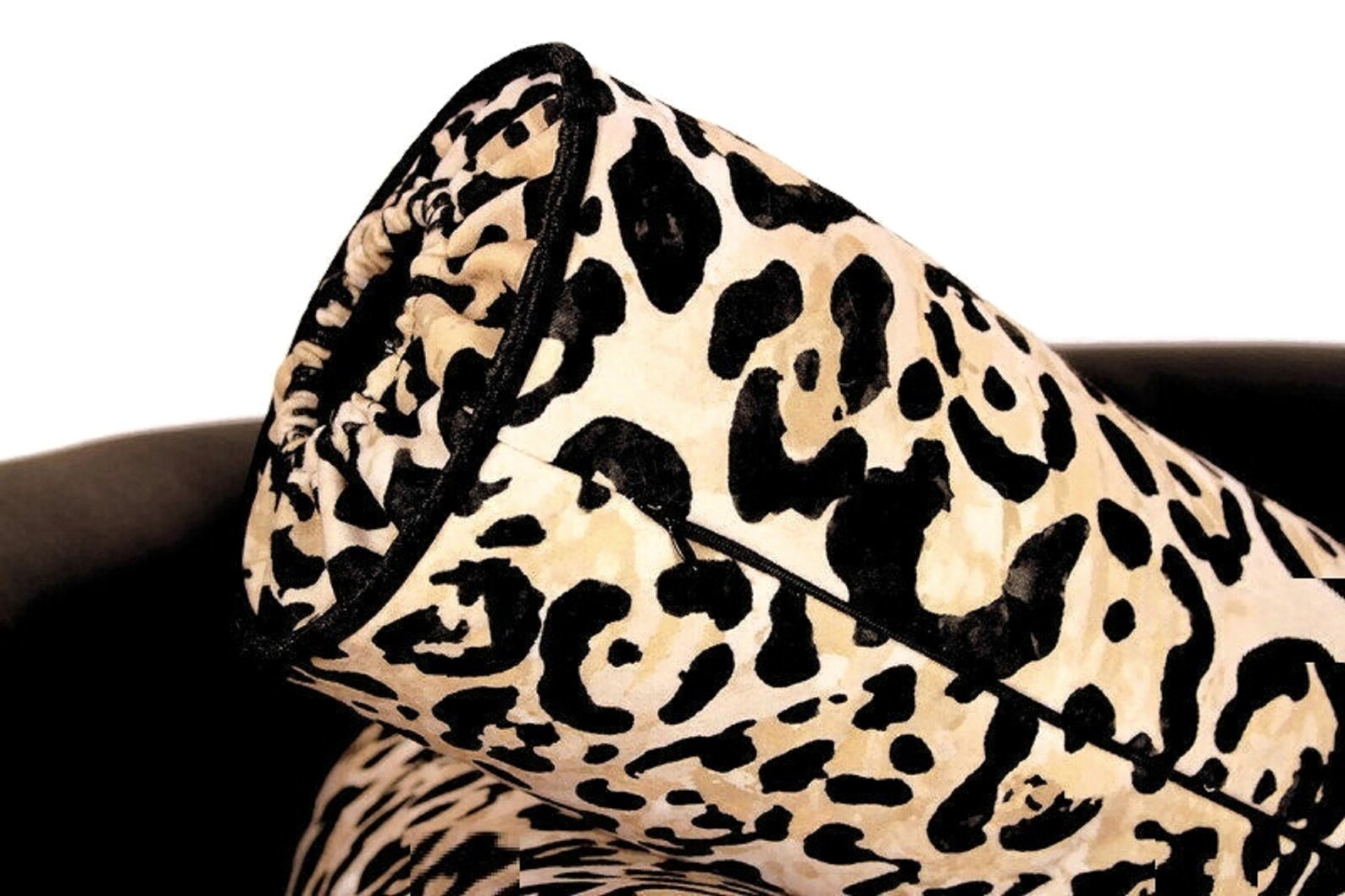 Leopard Print Lumbar Soft Velvet Pillow Cover Cheetah Spot Etsy